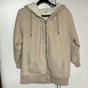 Old Navy Super Warm and Cozy Sherpa lined Sweatshirt